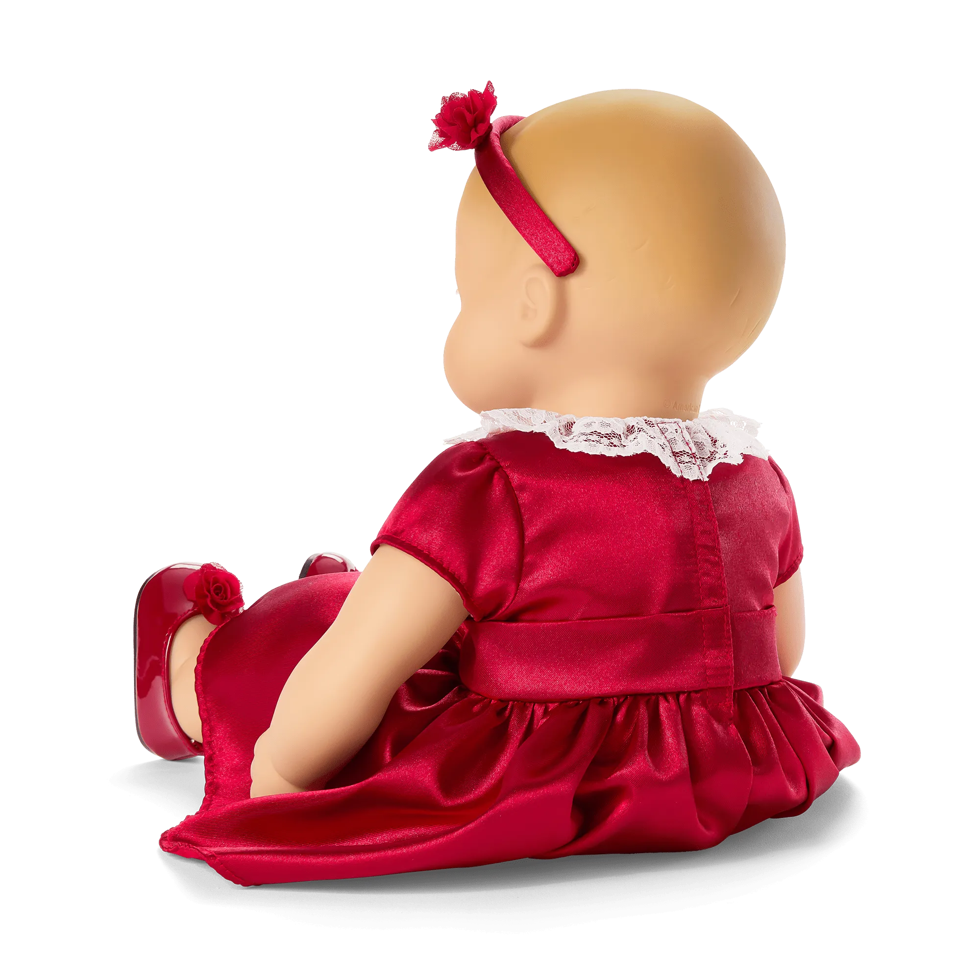 American Girl® x Janie and Jack Holly-Red Party Dress for Bitty Baby® Dolls