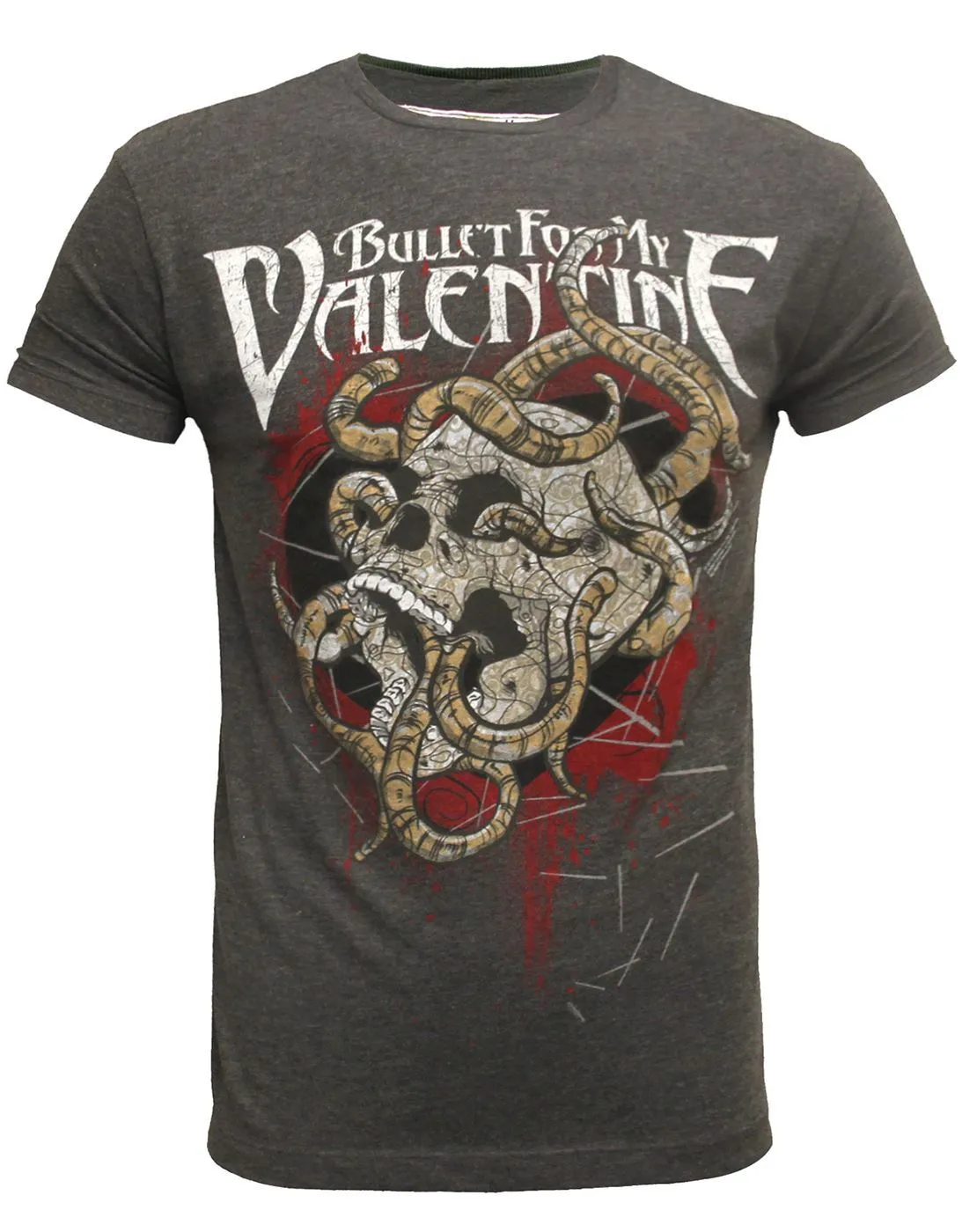 Amplified Bullet For My Valentine Skull Men's T-Shirt