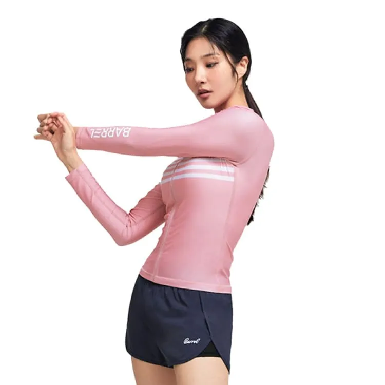 Barrel Womens Ocean ZipUp Rashguard-PINK