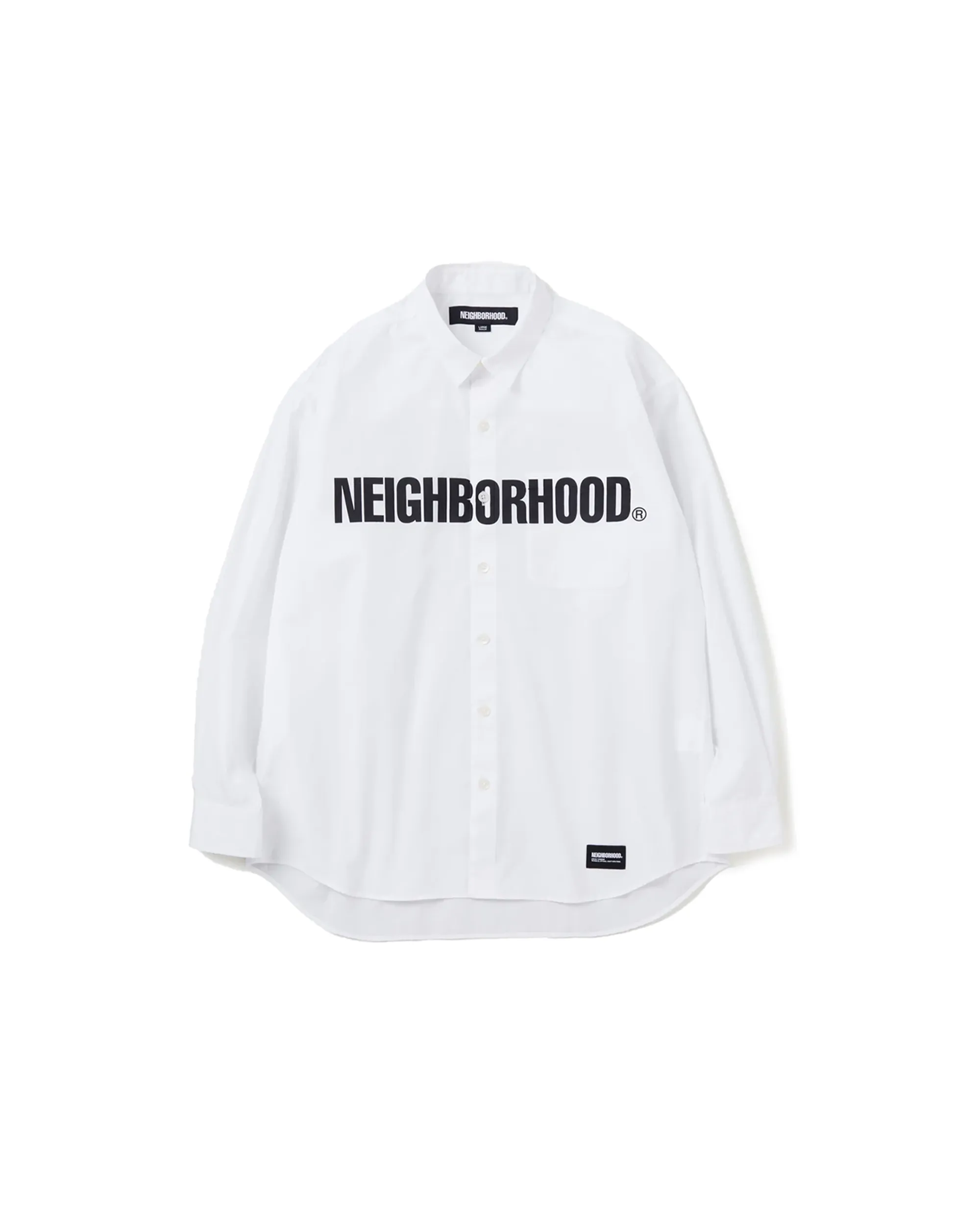 CI Print L/S Shirt - White