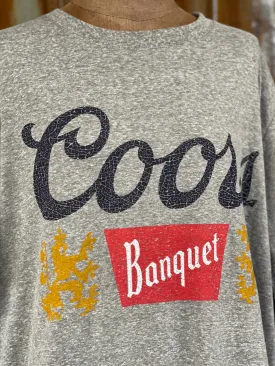 Coors BANQUET w/ Griffins Tee- Heather Grey