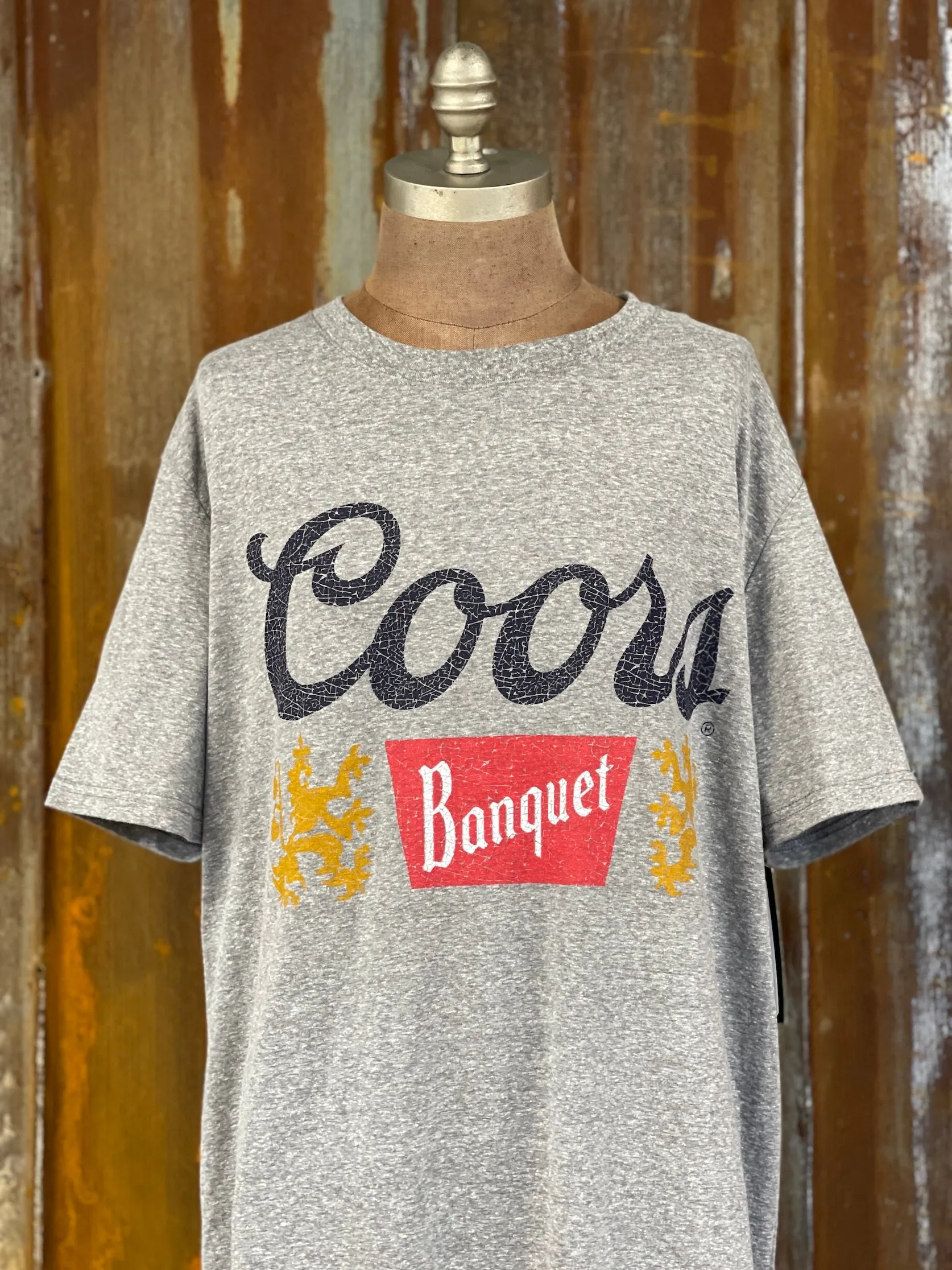 Coors BANQUET w/ Griffins Tee- Heather Grey