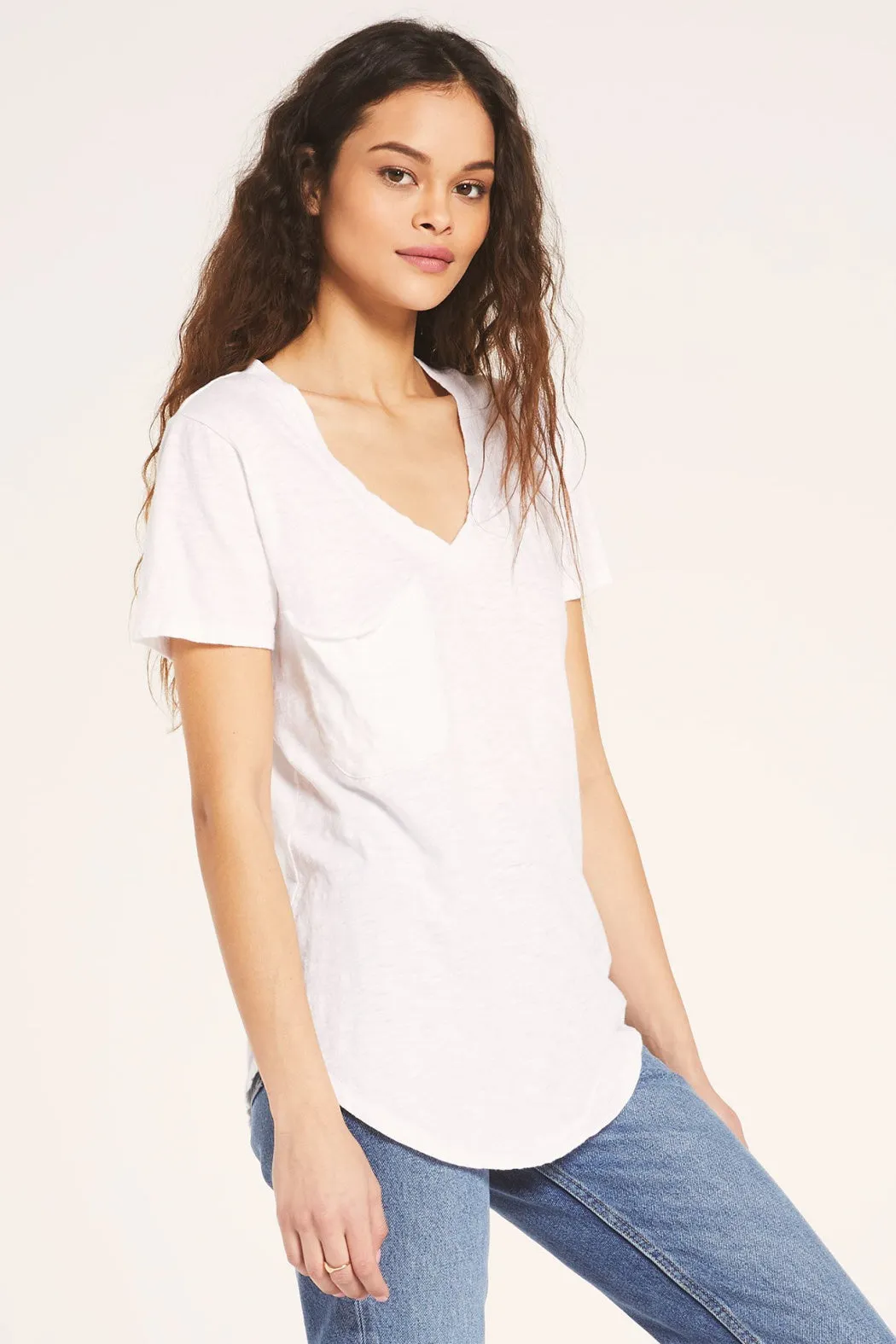 Cotton Slub Pocket Tee