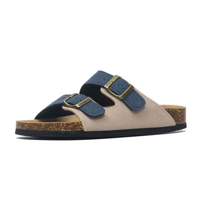 GOATFIND's STOCK ARIZONA Summer Slippers/Sandals/Suede Leather