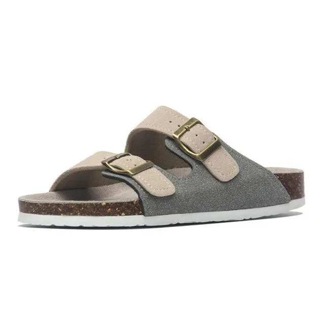 GOATFIND's STOCK ARIZONA Summer Slippers/Sandals/Suede Leather