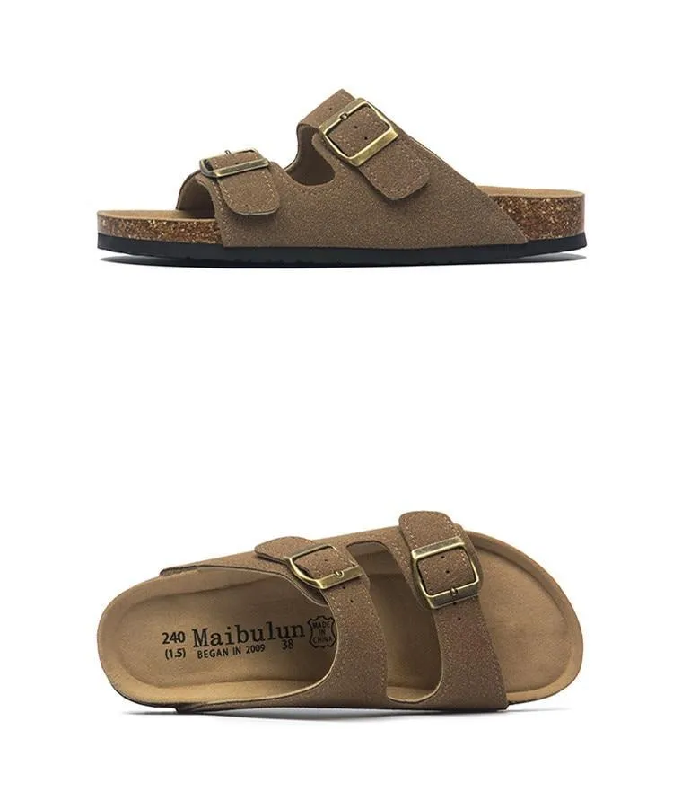 GOATFIND's STOCK ARIZONA Summer Slippers/Sandals/Suede Leather