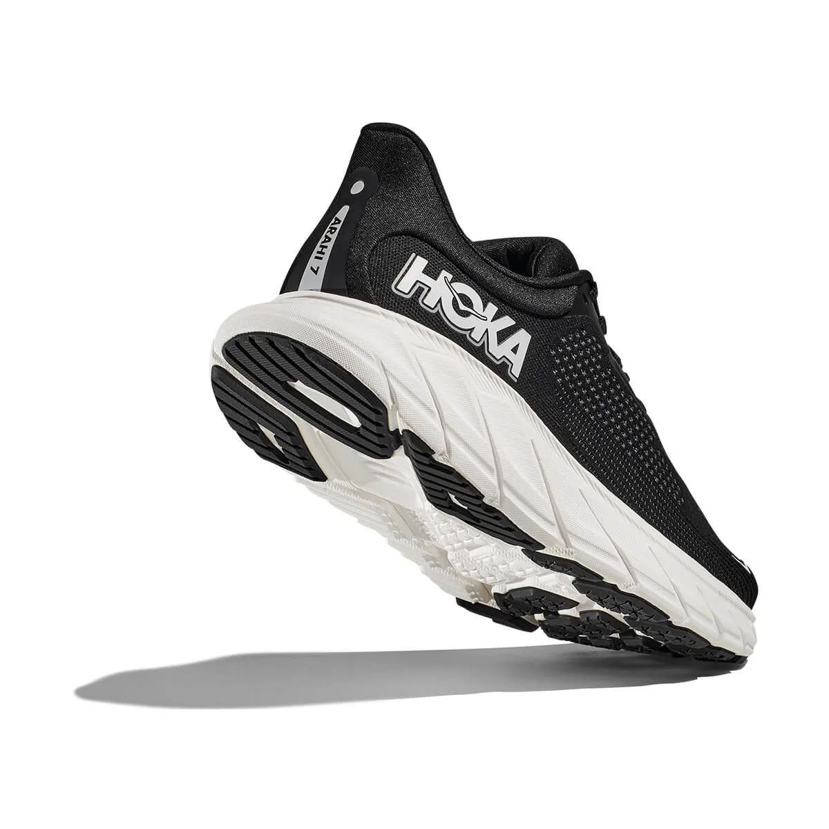 Hoka Arahi 7 Womens Running Shoes - Black/White