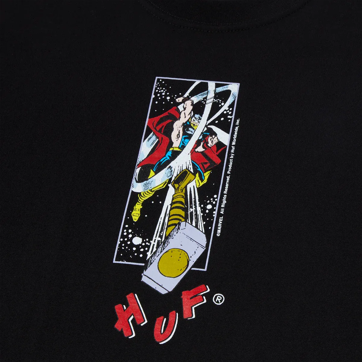 HUF X AVENGERS HAMMER TIME T-SHIRT