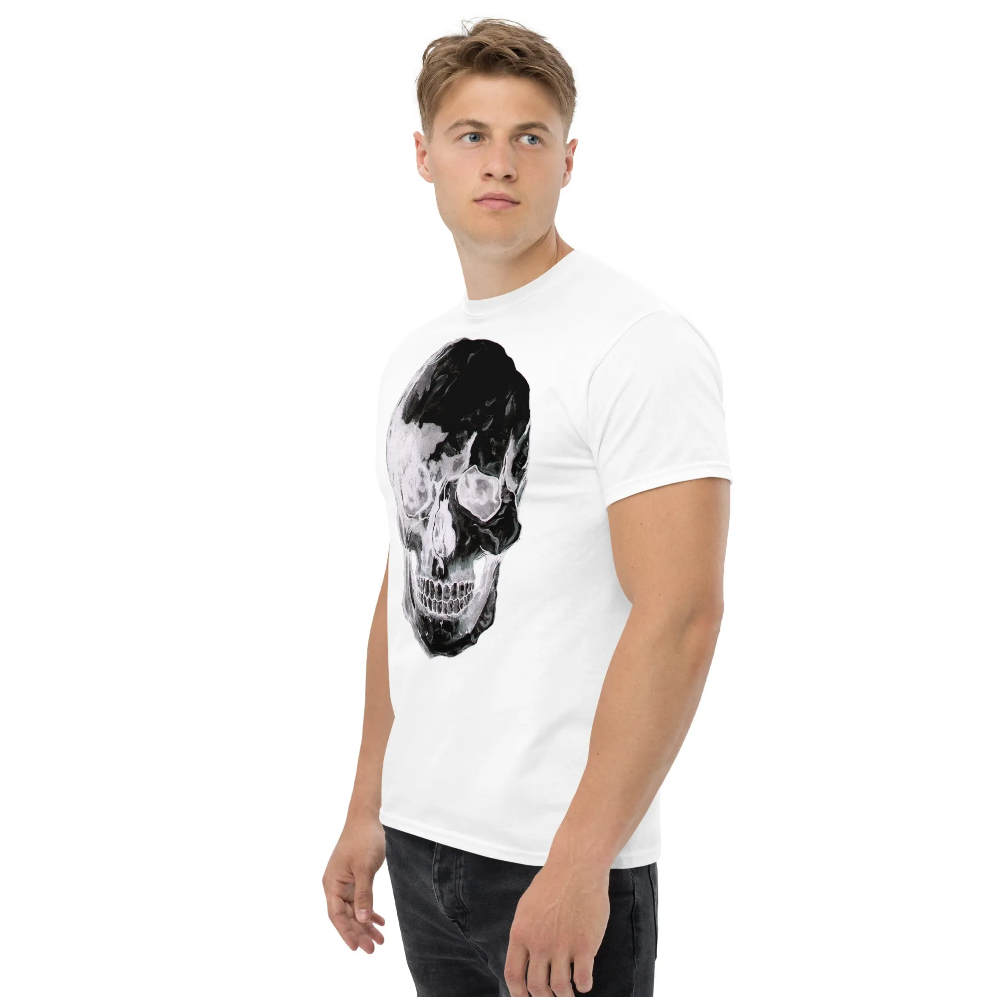 Inverted Skull Men's Classic Tee by Robert Bowen