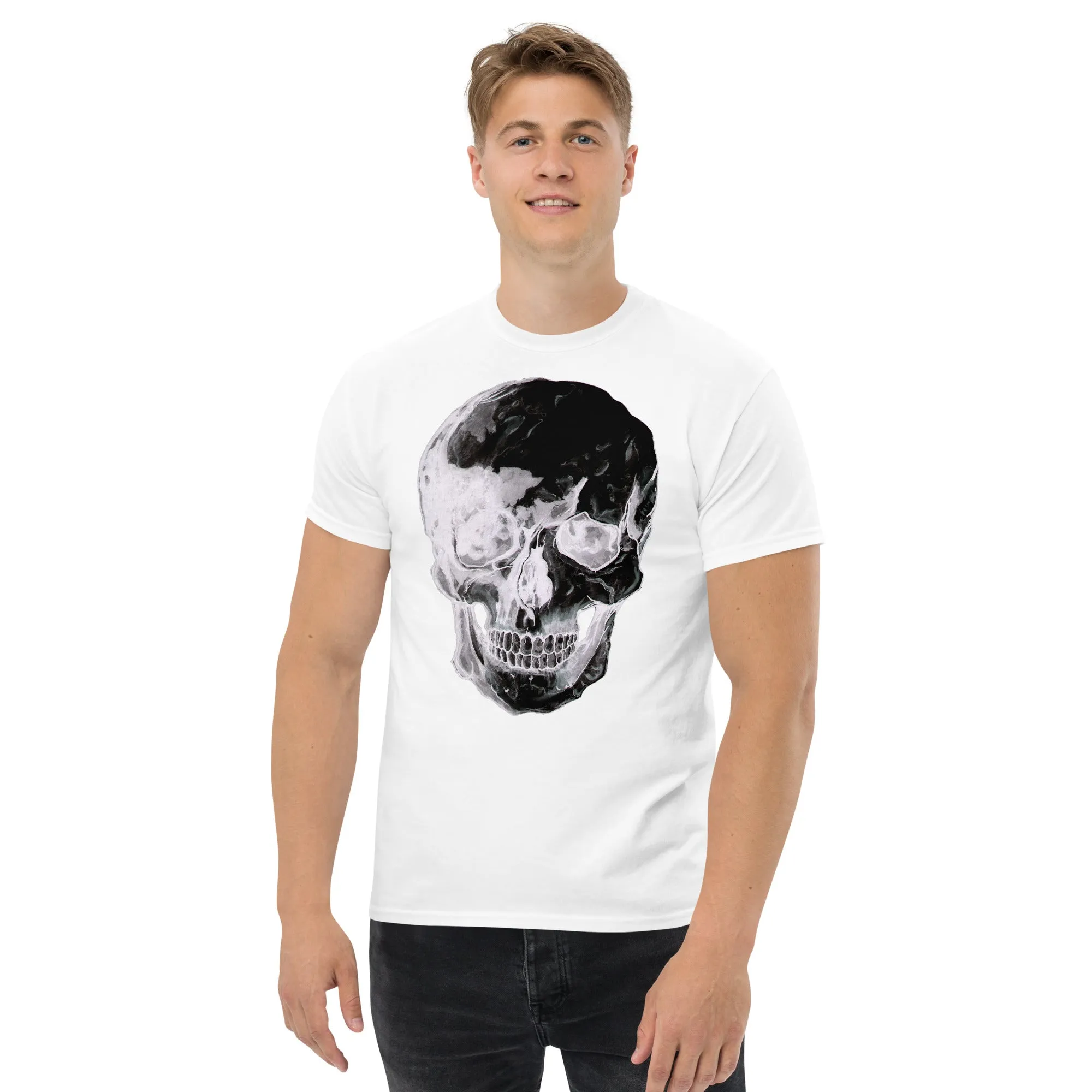 Inverted Skull Men's Classic Tee by Robert Bowen