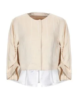 L' Autre Chose Women Blazer Beige 14 UK