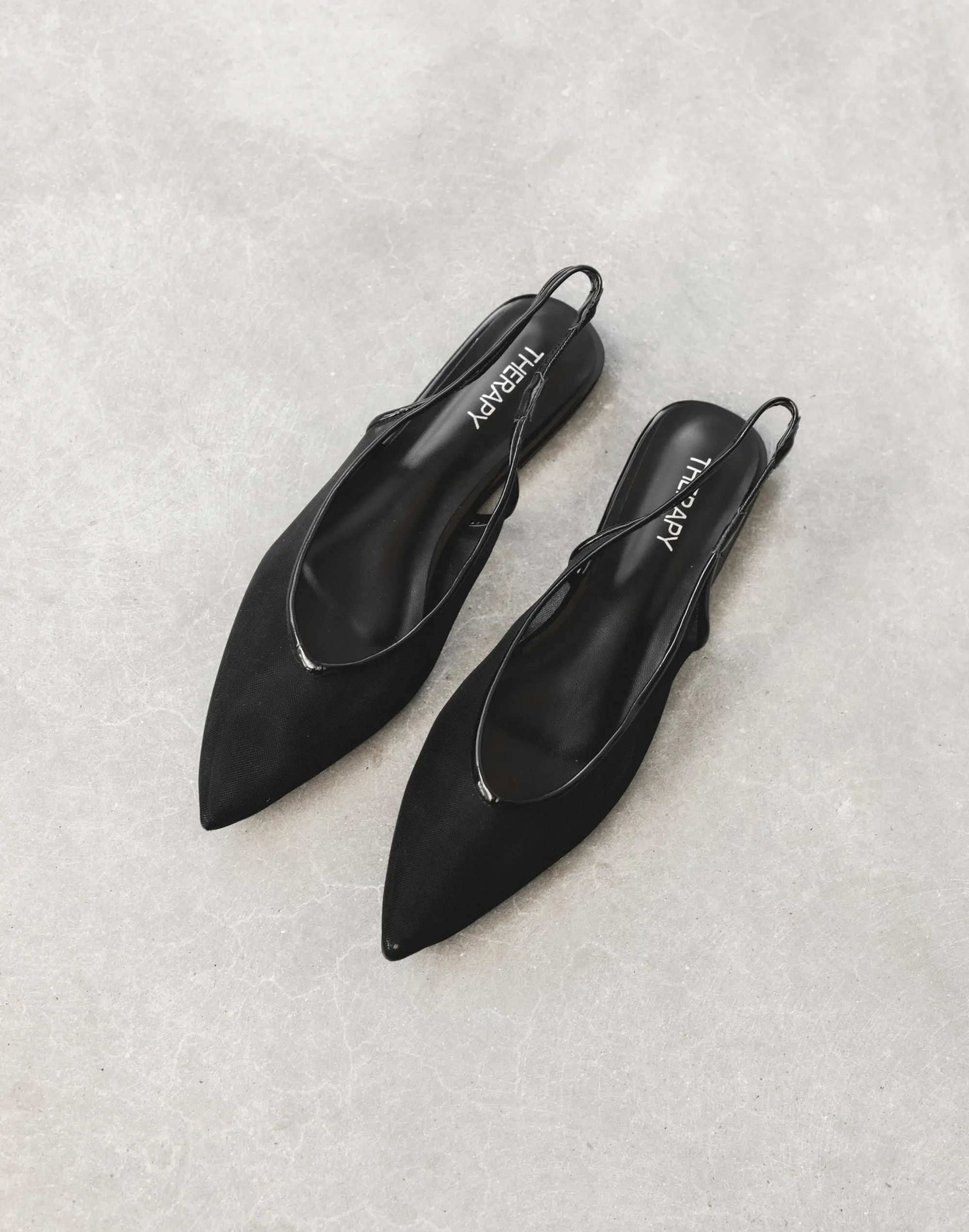 Lazer Flats (Black) - By Therapy