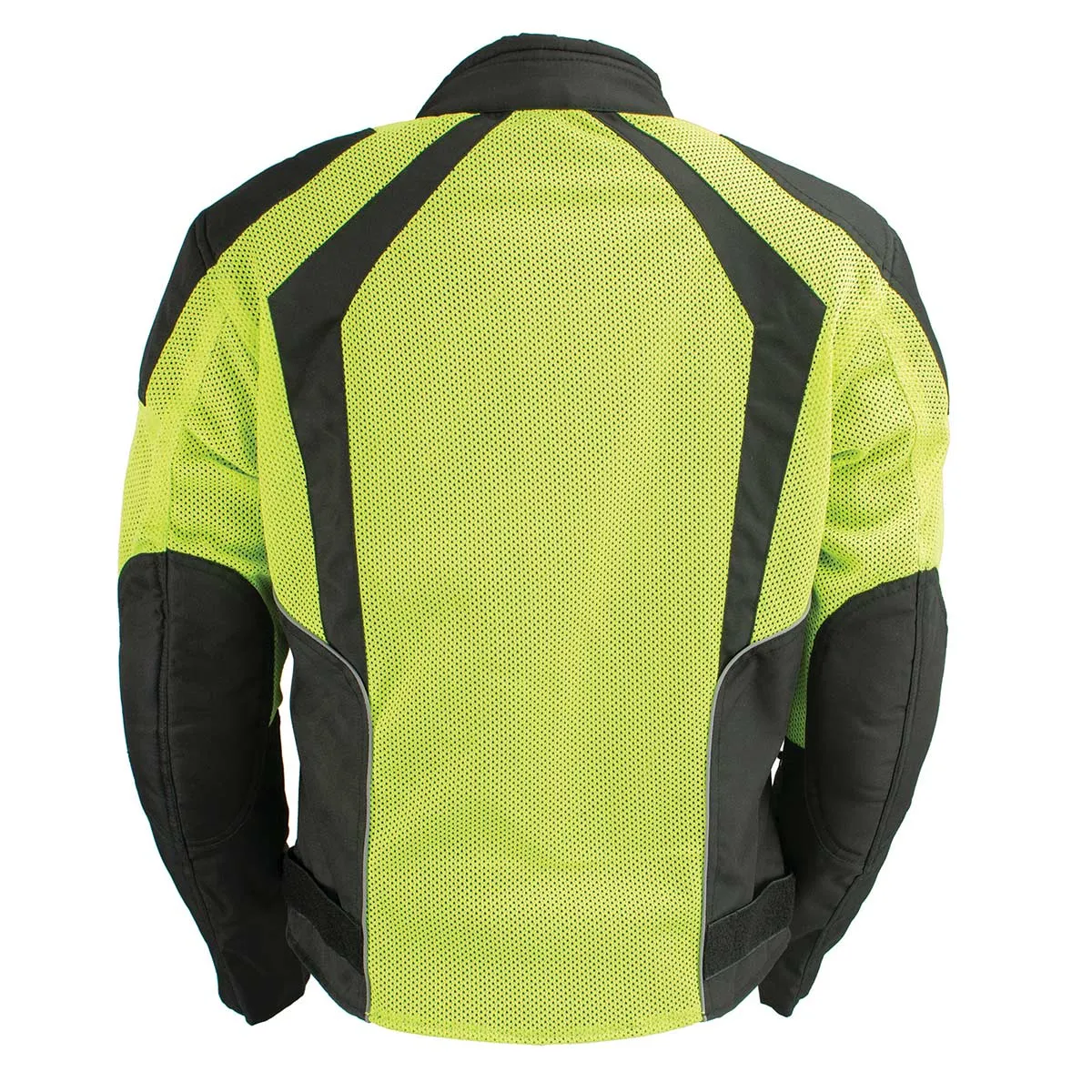 Milwaukee Leather MPL2793 High Vis Green with Black Armored Textile