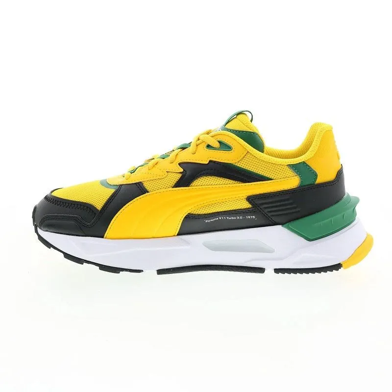 Puma Men's Porsche Legacy Mirage Sport Asphalt Shoes - Yellow / Green / White / Black