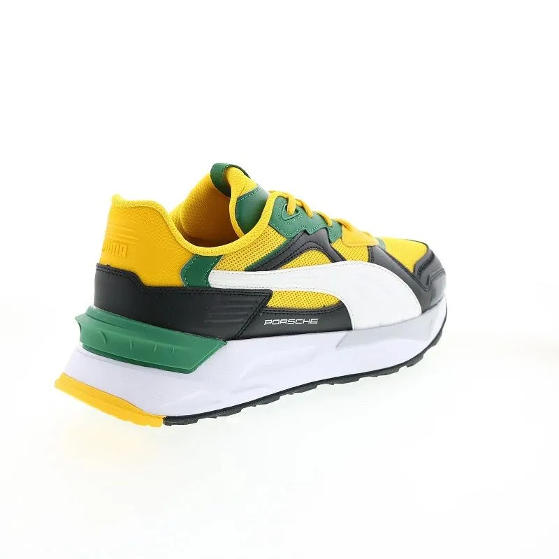 Puma Men's Porsche Legacy Mirage Sport Asphalt Shoes - Yellow / Green / White / Black