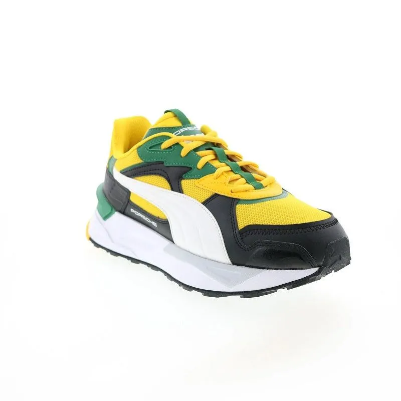 Puma Men's Porsche Legacy Mirage Sport Asphalt Shoes - Yellow / Green / White / Black