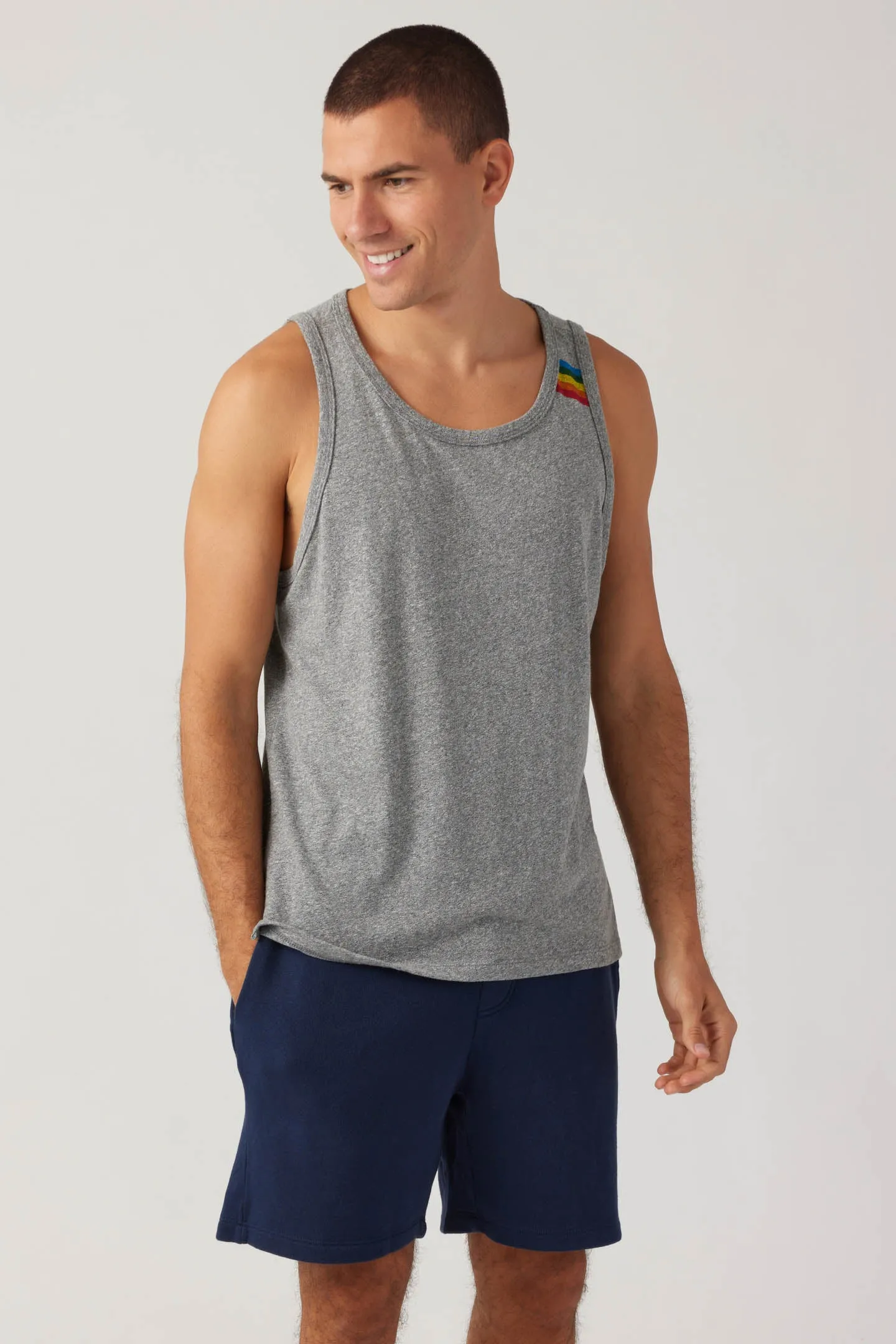 Rainbow Stripe Tank