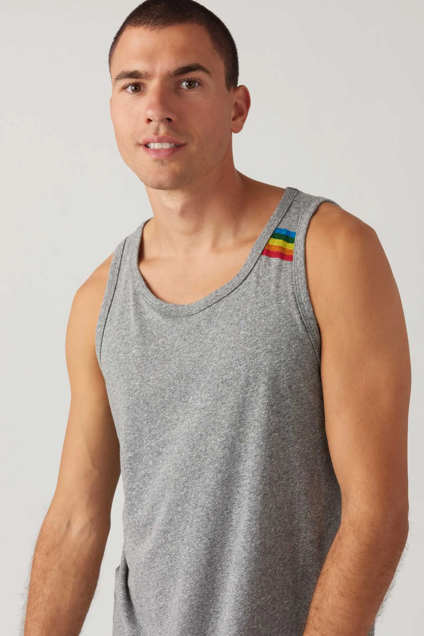 Rainbow Stripe Tank