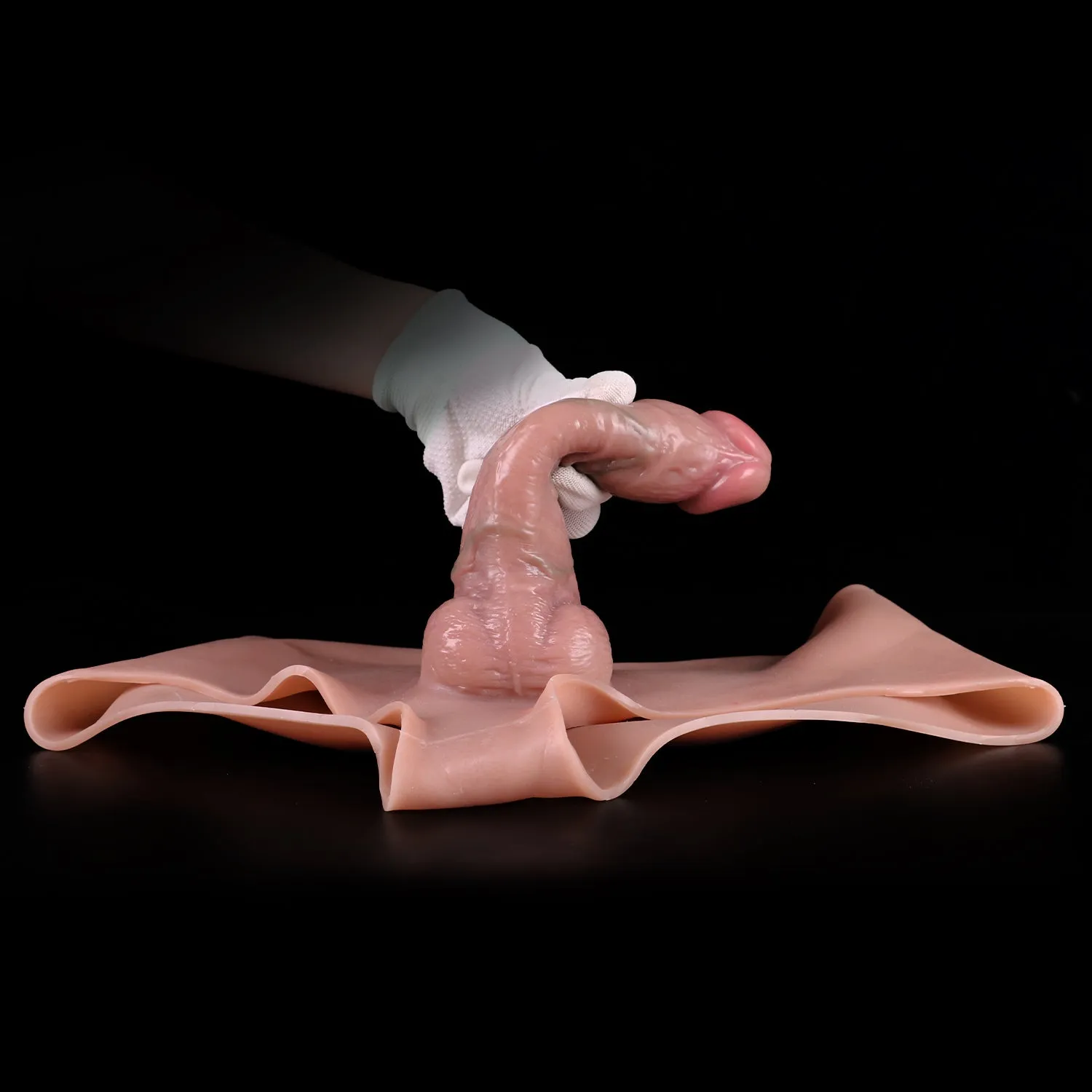 Realistic Penis Sleeve Enlarger Strapon Underwear - Lifelike Cocksleeve Extension Sex Toy for Men