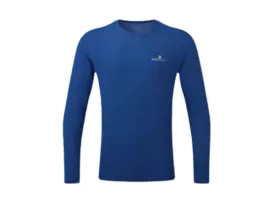 Ronhill Men's Core Long Sleeve (Dark Cobalt/White)