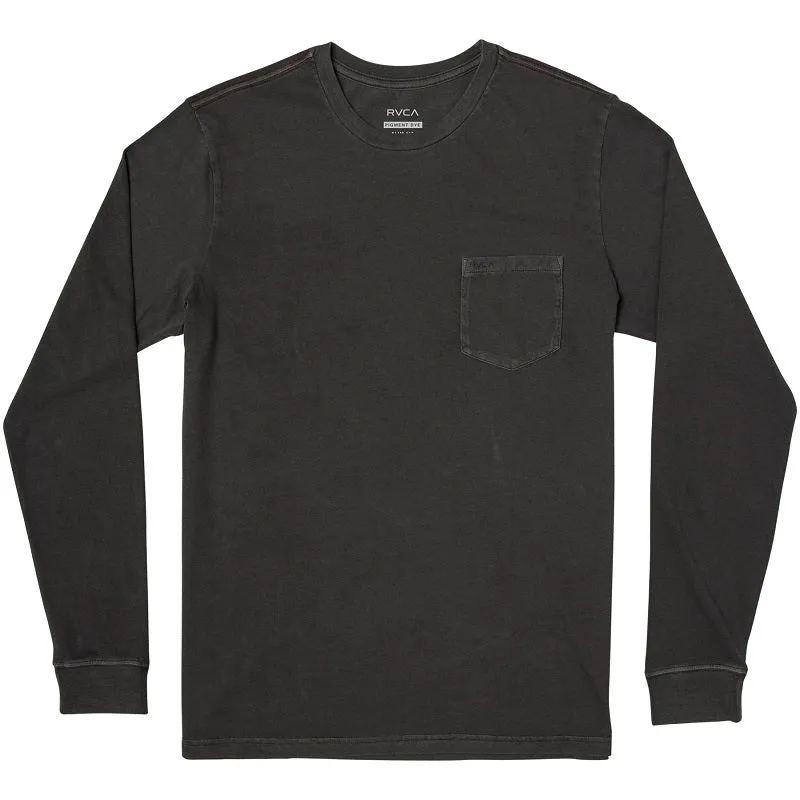 RVCA Mens PTC Pigment Long Sleeve T-Shirt