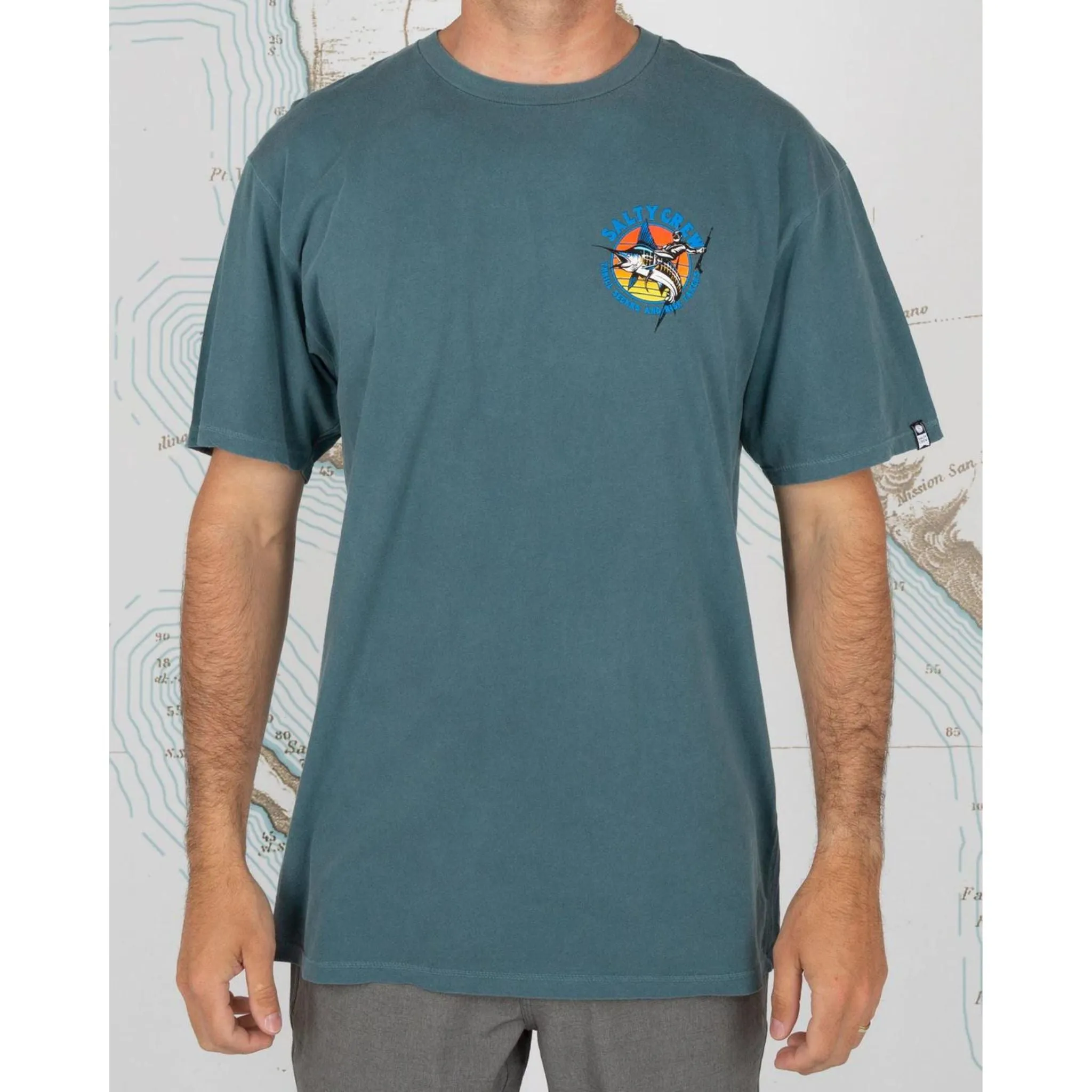 Salty Crew Sportfishing Overdye S/S Tee