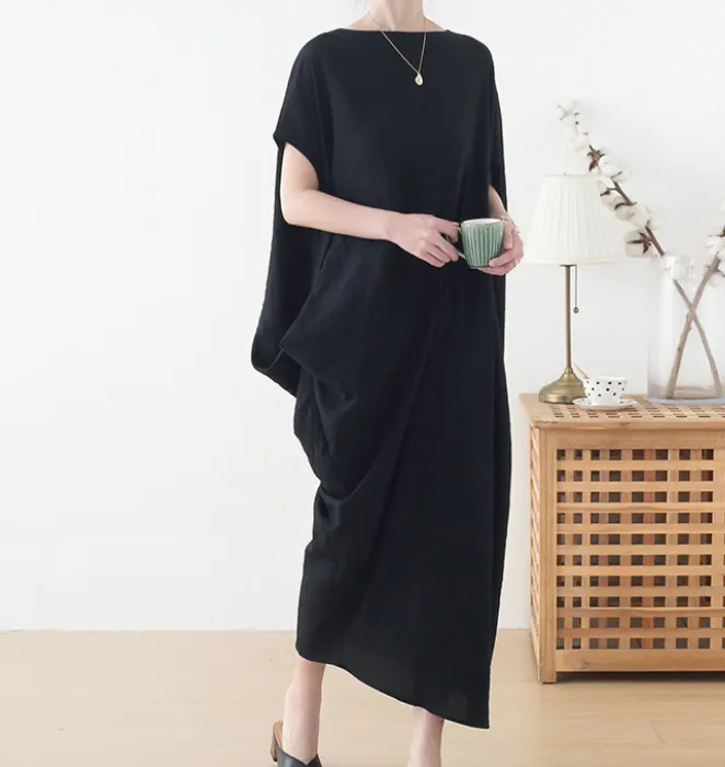 Spring Loose Dresses Irregular Casual Women Dresses AMT97213