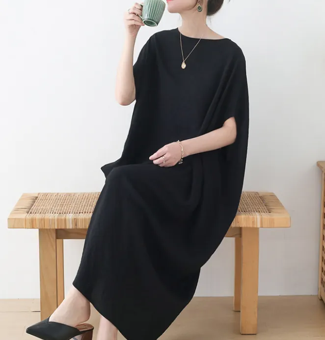 Spring Loose Dresses Irregular Casual Women Dresses AMT97213