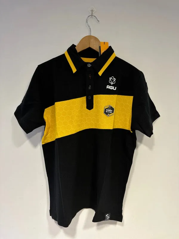 Team Jumbo Visma AGU Polo Black Yellow Men