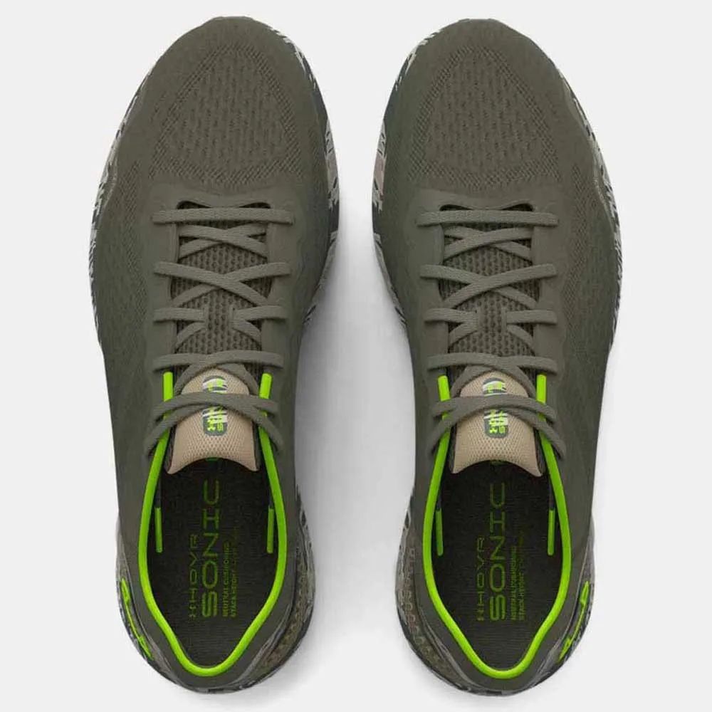 UA Hovr Sonic 6 Camo Lime M