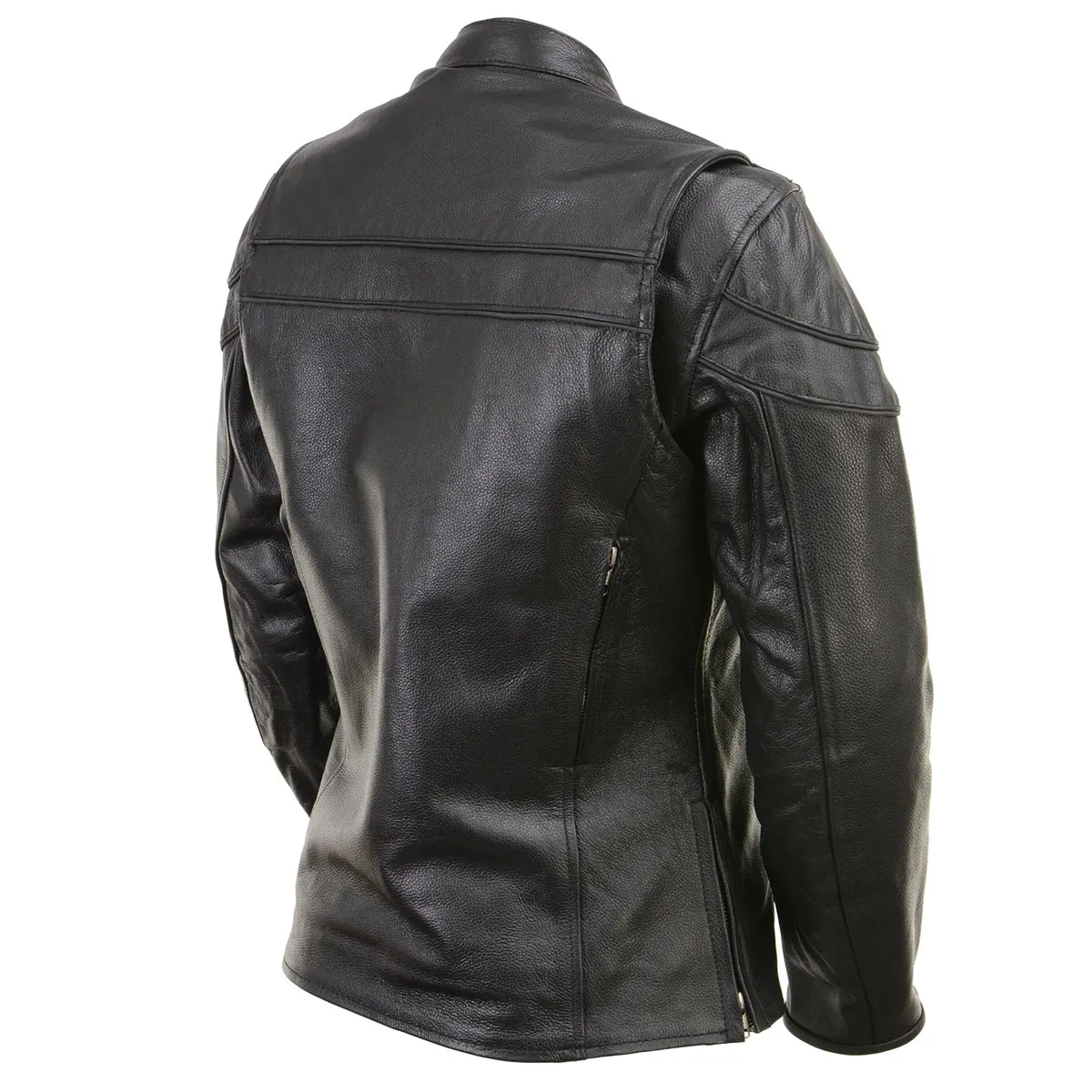 Xelement XS6332 Women's 'Road Queen' Black Premium Leather Motorcycle