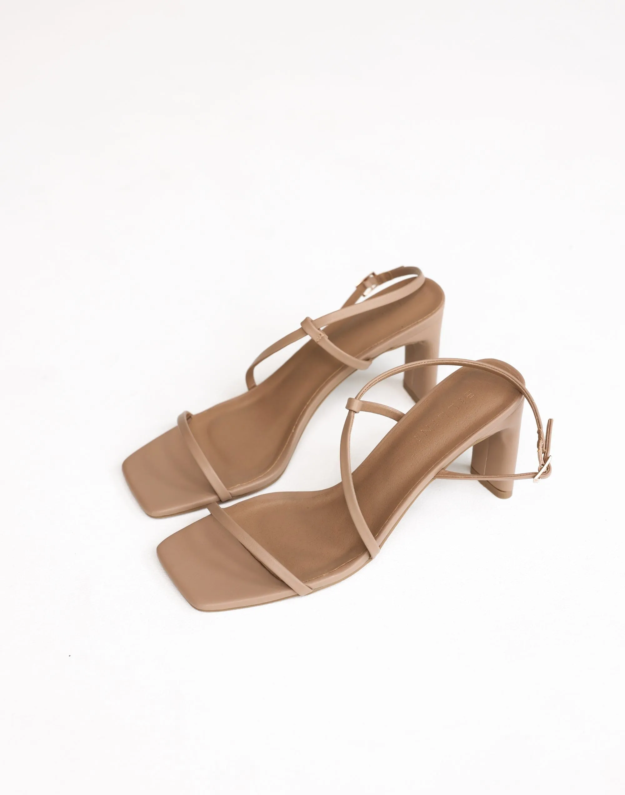 Zhane Heels (Dark Nude) - By Billini