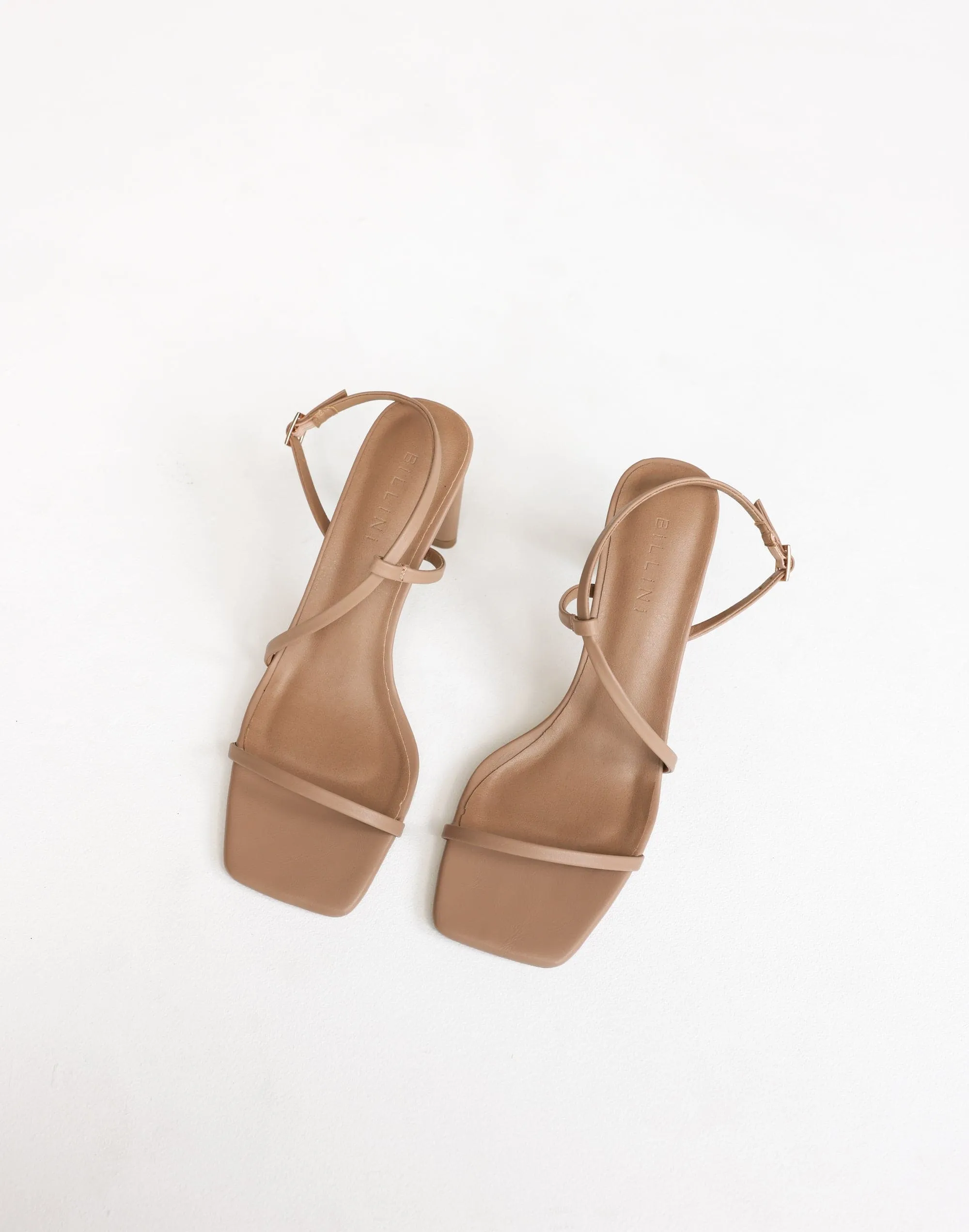 Zhane Heels (Dark Nude) - By Billini